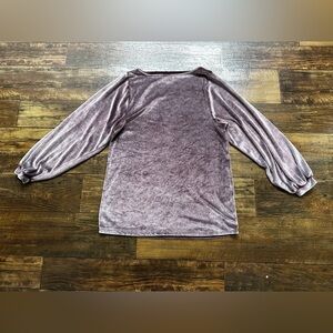 Cupio‎ Blush Tunic Blouse Women Size Medium Mauve Top GUC